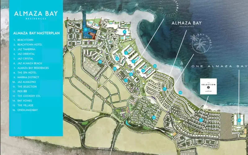 قرية الماظة باي الساحل الشمالي Almaza Bay North Coast