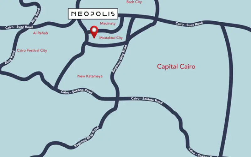كمبوند نيوبوليس وادي دجلة المستقبل سيتي Neopolis Wadi Degla