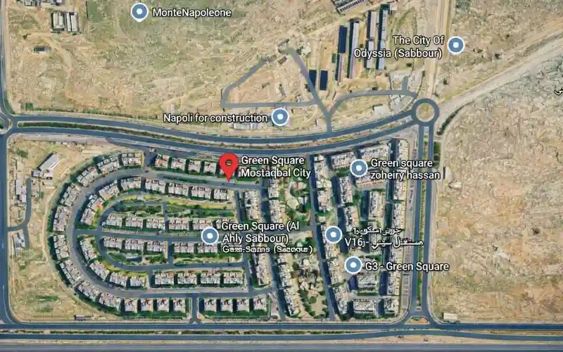 موقع كمبوند جرين سكوير مستقبل سيتي